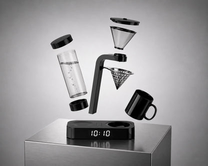 Alarm Coffee Maker Stainless steel